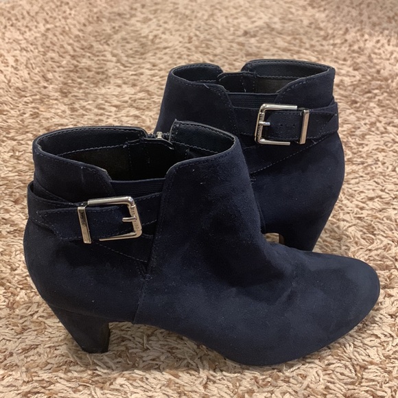 Sam & Libby Blue Booties - Size 7.5 - Picture 4 of 6